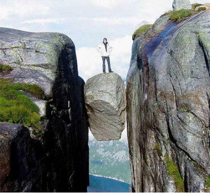 Rock Preikestolen Norway - Most Dangerous Tourist Destination