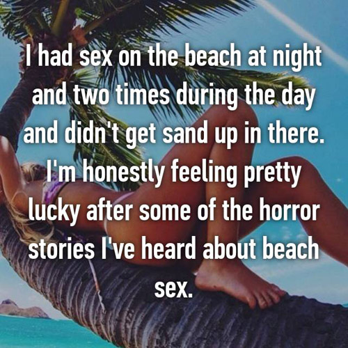 Confessions About Love on beach