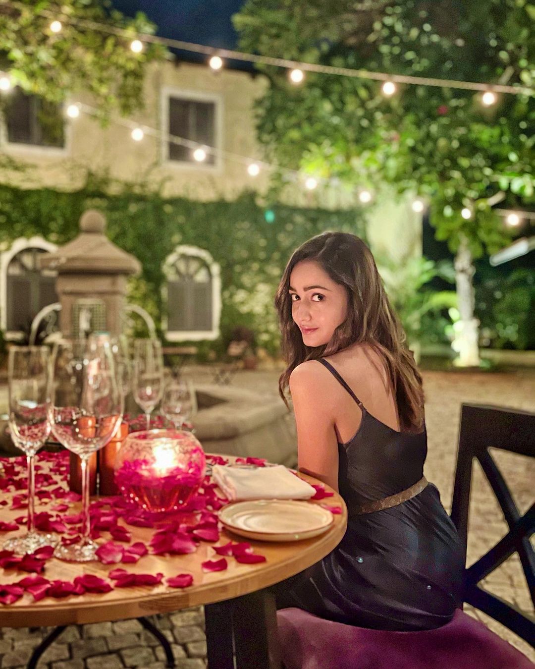 Tridha Choudhury hot black dress