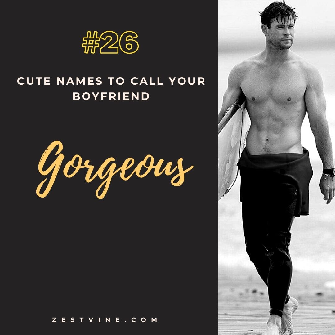 Cute Names To Call Your Boyfriend
