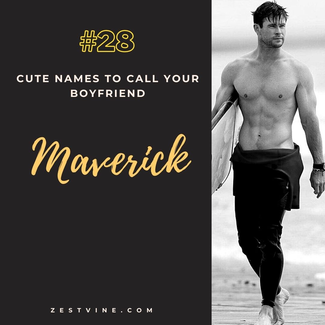 Cute Names To Call Your Boyfriend