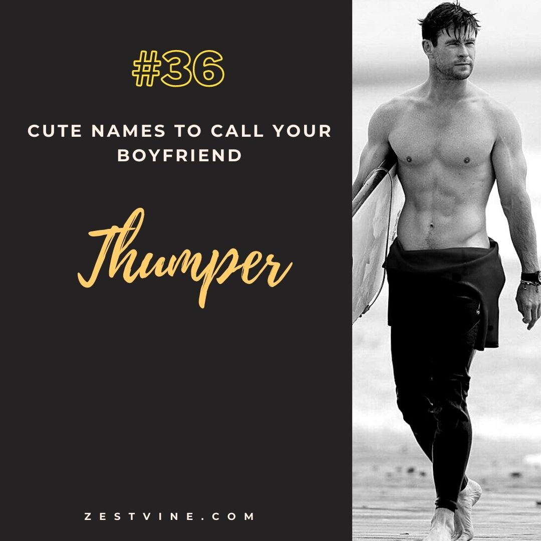 Cute Names To Call Your Boyfriend