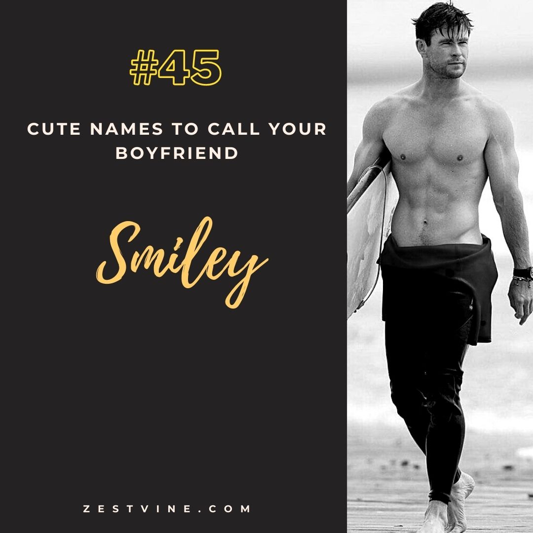 Cute Names To Call Your Boyfriend