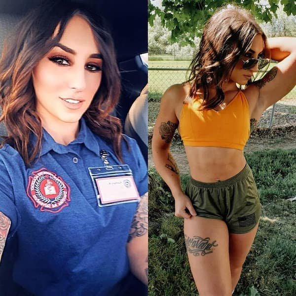 beautiful women Professionals in and out of uniform