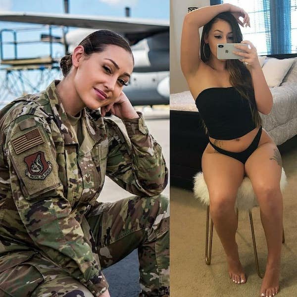 hottest women in and out of uniform