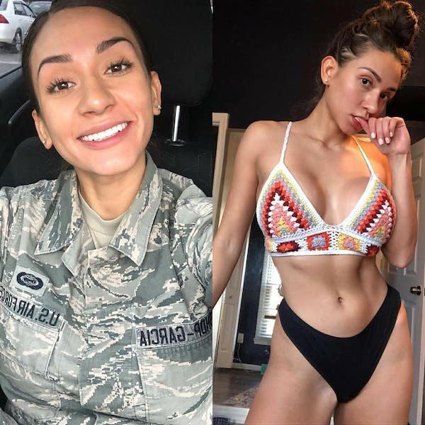 hottest women in and out of uniform