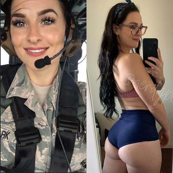 hottest women in and out of uniform