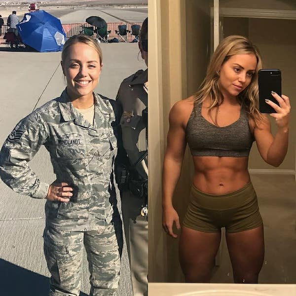 hottest women in and out of uniform