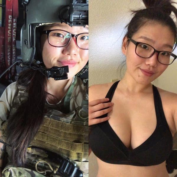 beautiful women Professionals in and out of uniform