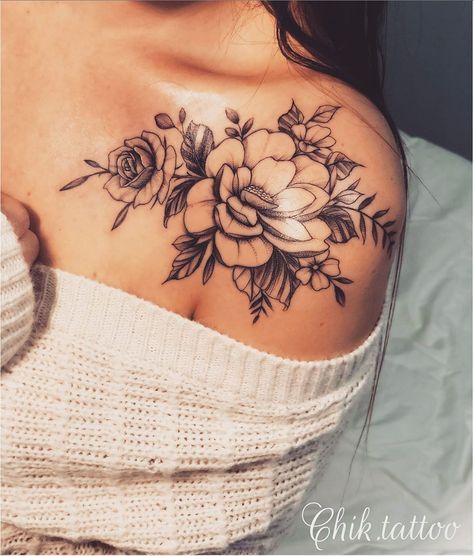 shoulder tattoos for girls