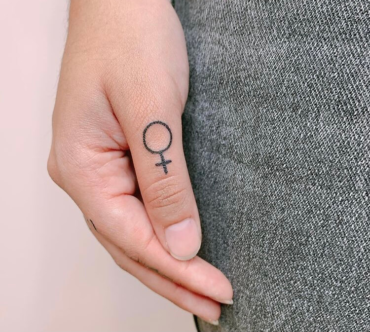 Finger Tattoo for women