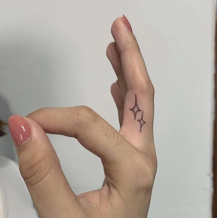 Finger Tattoo for women
