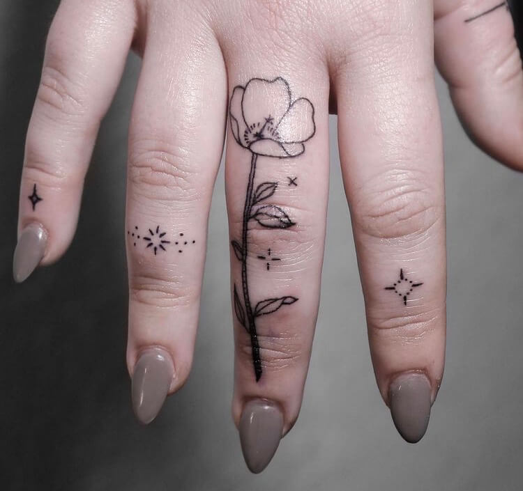 Finger Tattoo for women