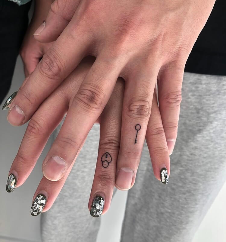 Finger Tattoo for women