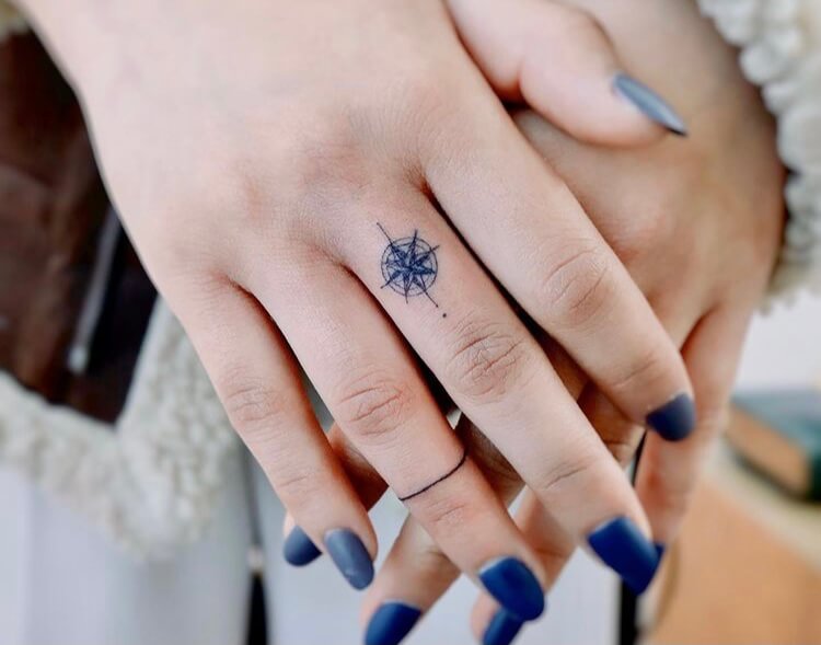 Finger Tattoo for women
