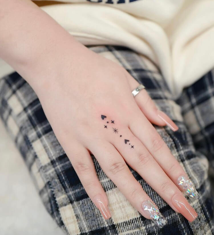 Finger Tattoo for women