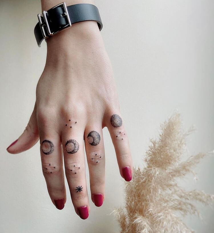 Finger Tattoo for women