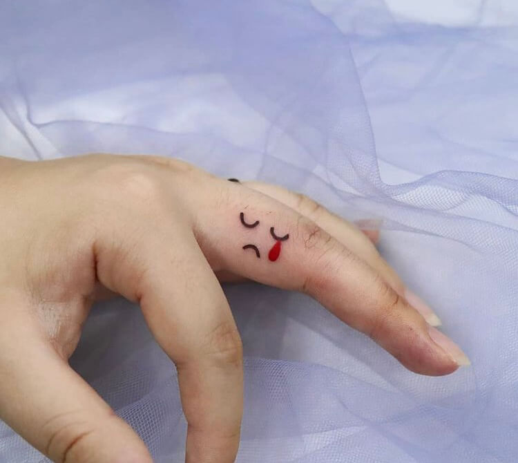Finger Tattoo for women