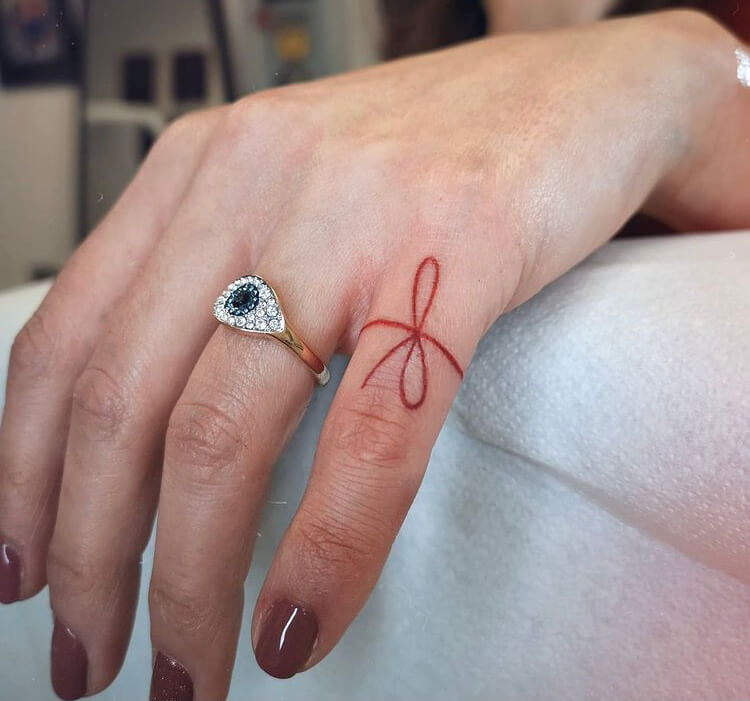 Finger Tattoo for women