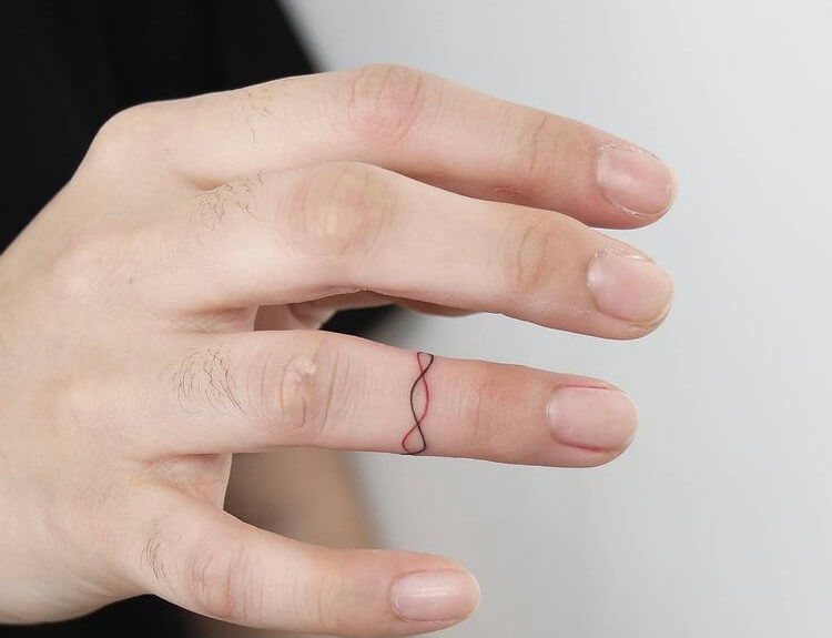 Finger Tattoo for women