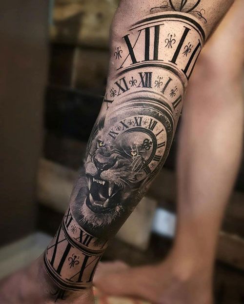 Leg tattoos for men