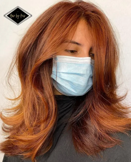 Mid-Length Hair with Swoopy Layers