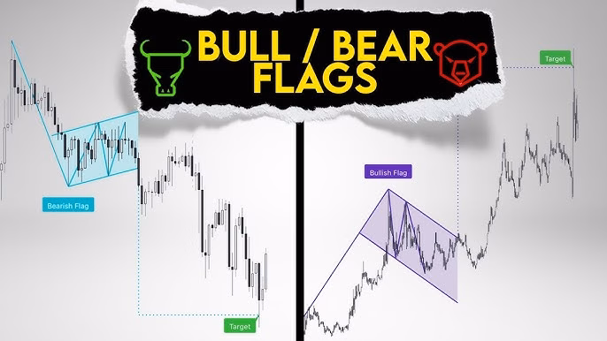 bull flag vs bear flag