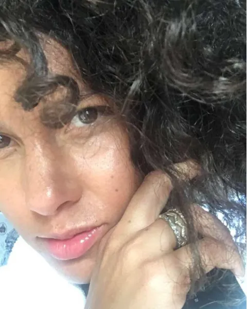 Alicia Keys without makeup
