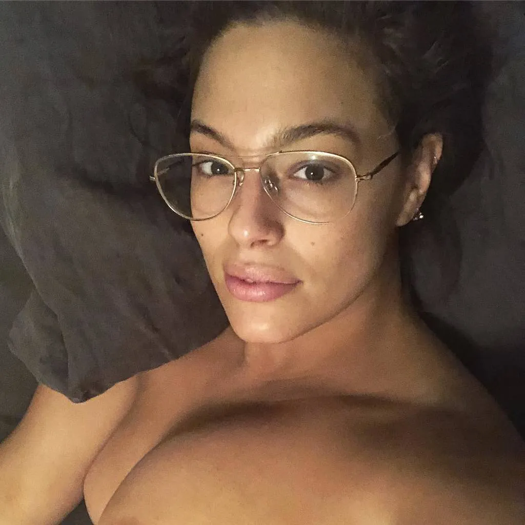 Ashley Graham without makeup