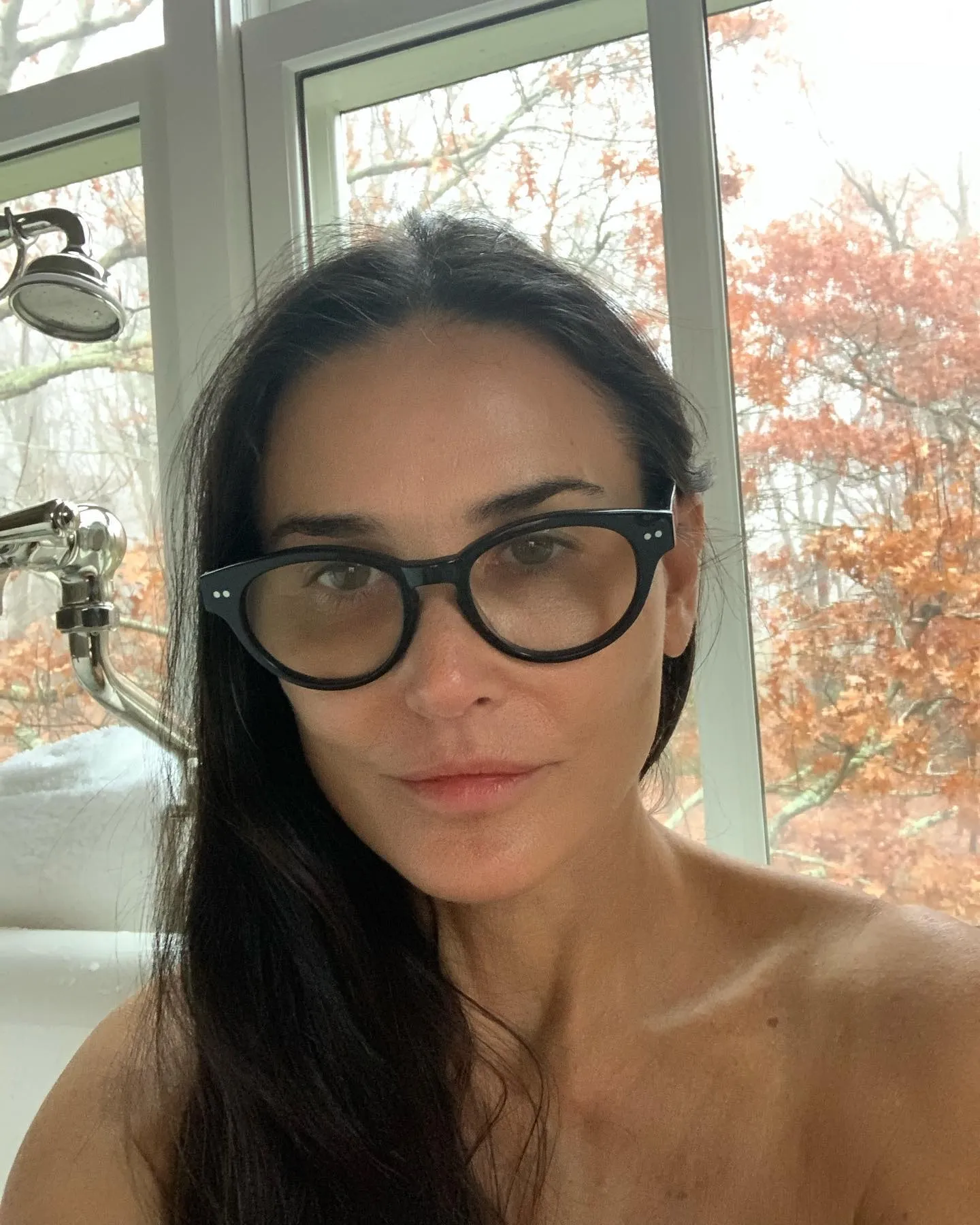 Demi Moore without makeup