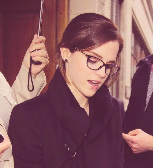 Emma Watson in glasses