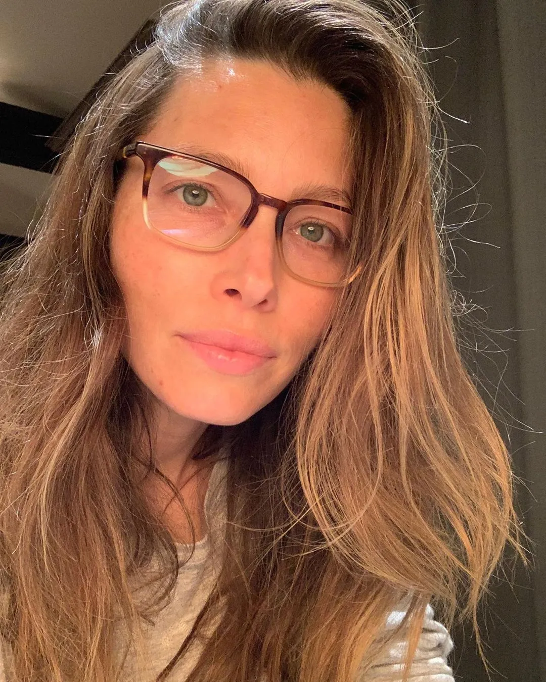Jessica Biel without makeup