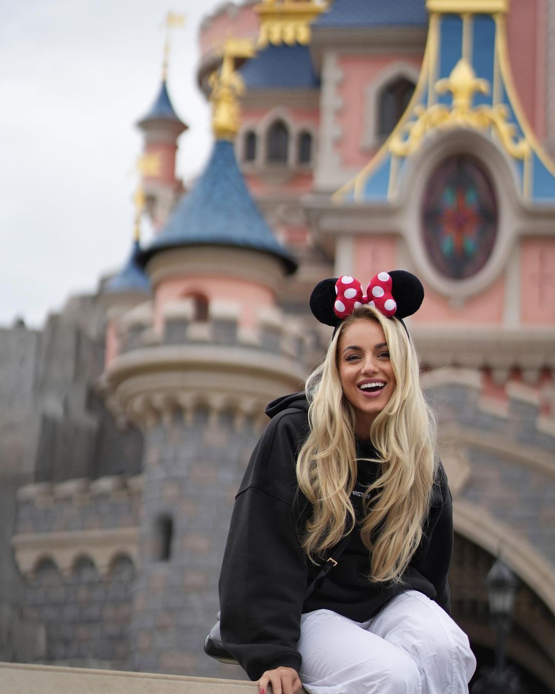 Ana Maria Markovic in disneyland