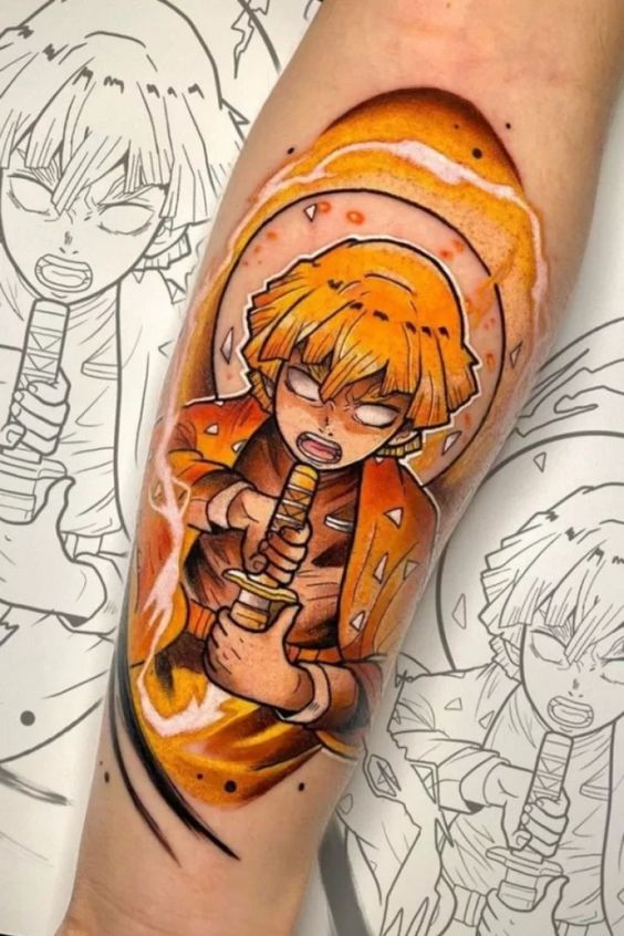 Demon slayer tattoo design 6