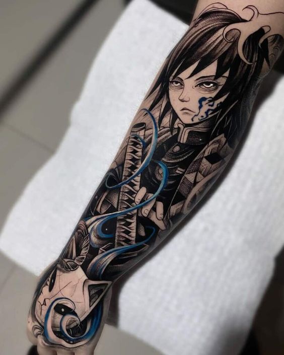 Demon slayer tattoo design 8