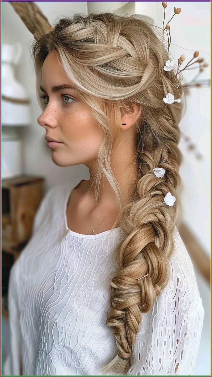 Side French braid