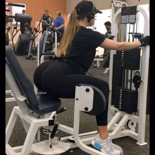 Hip Abduction Machine exercise for glutes