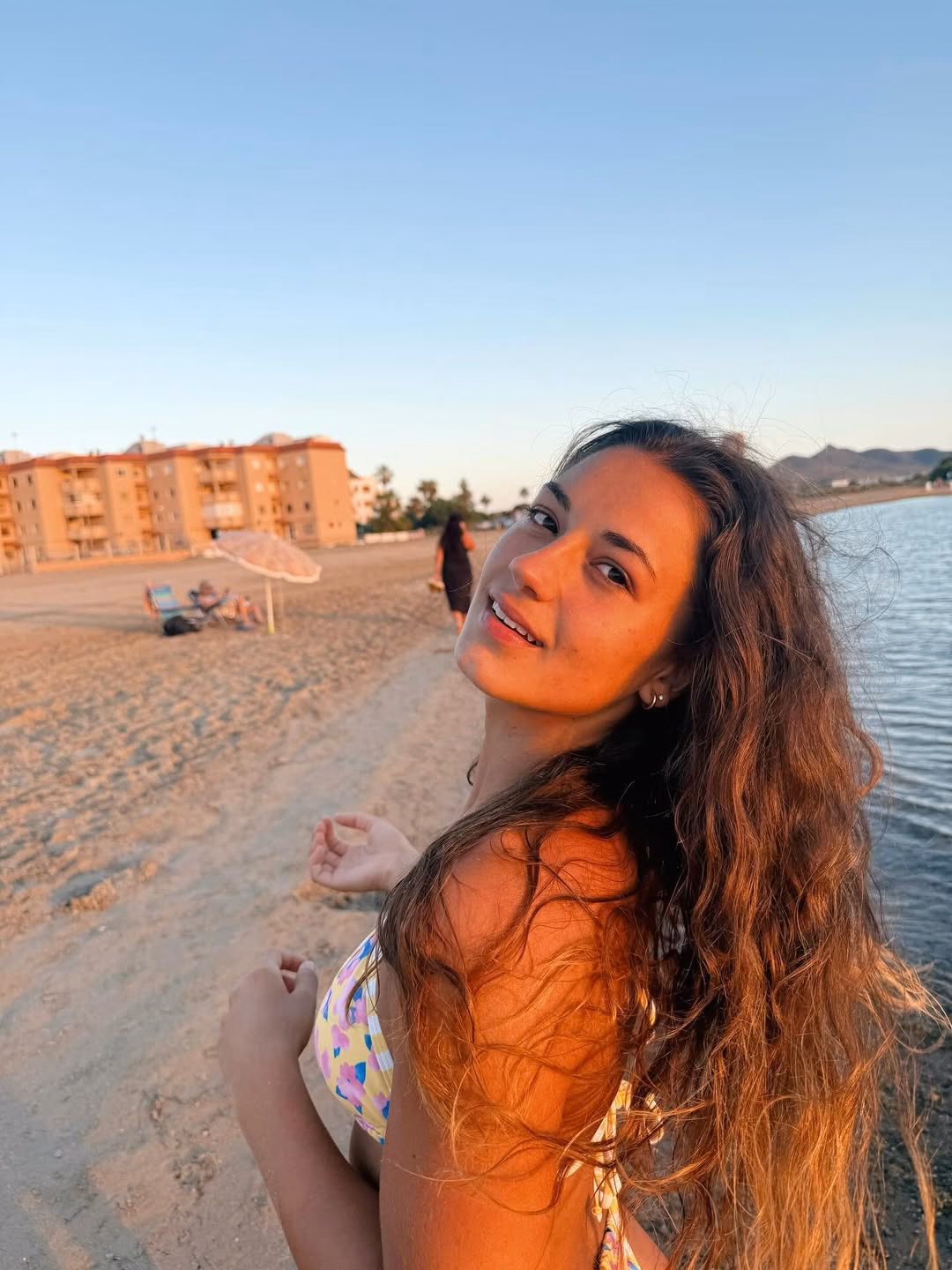 Carla Camacho hot bikini pose on beach