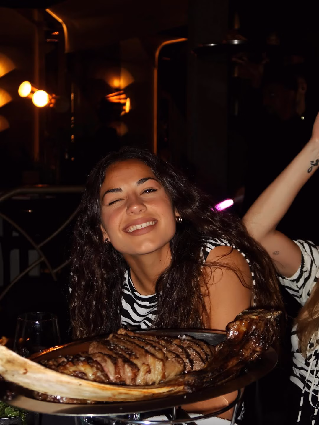 Gorgeous Carla Camacho partying with friends in bar