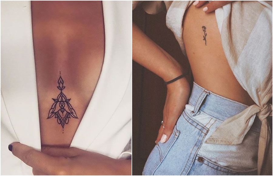 beautiful small tattoos for girls-women.