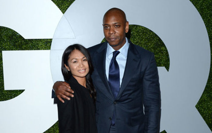 Dave Chappelle with wife Elaine Chappelle