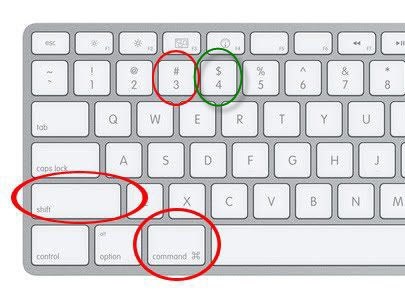 take screenshot on mac through keyboard