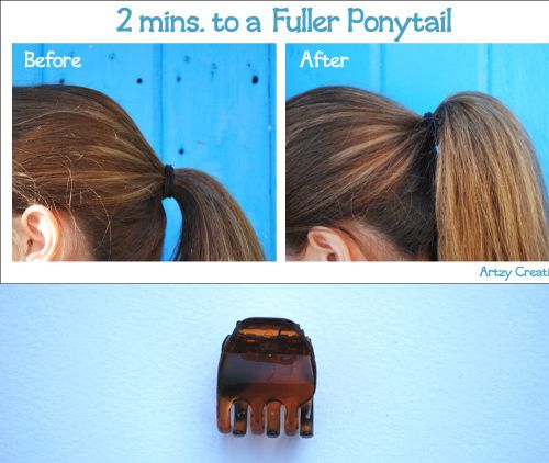 2 min fuller ponytail for girls