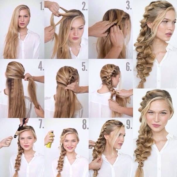 Simple side braid hairstyle  YouTube