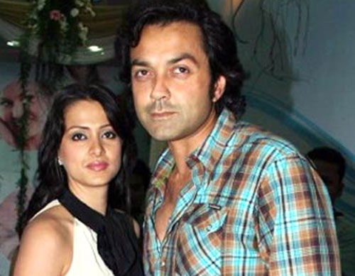 Bobby Deol and Tanya Deol