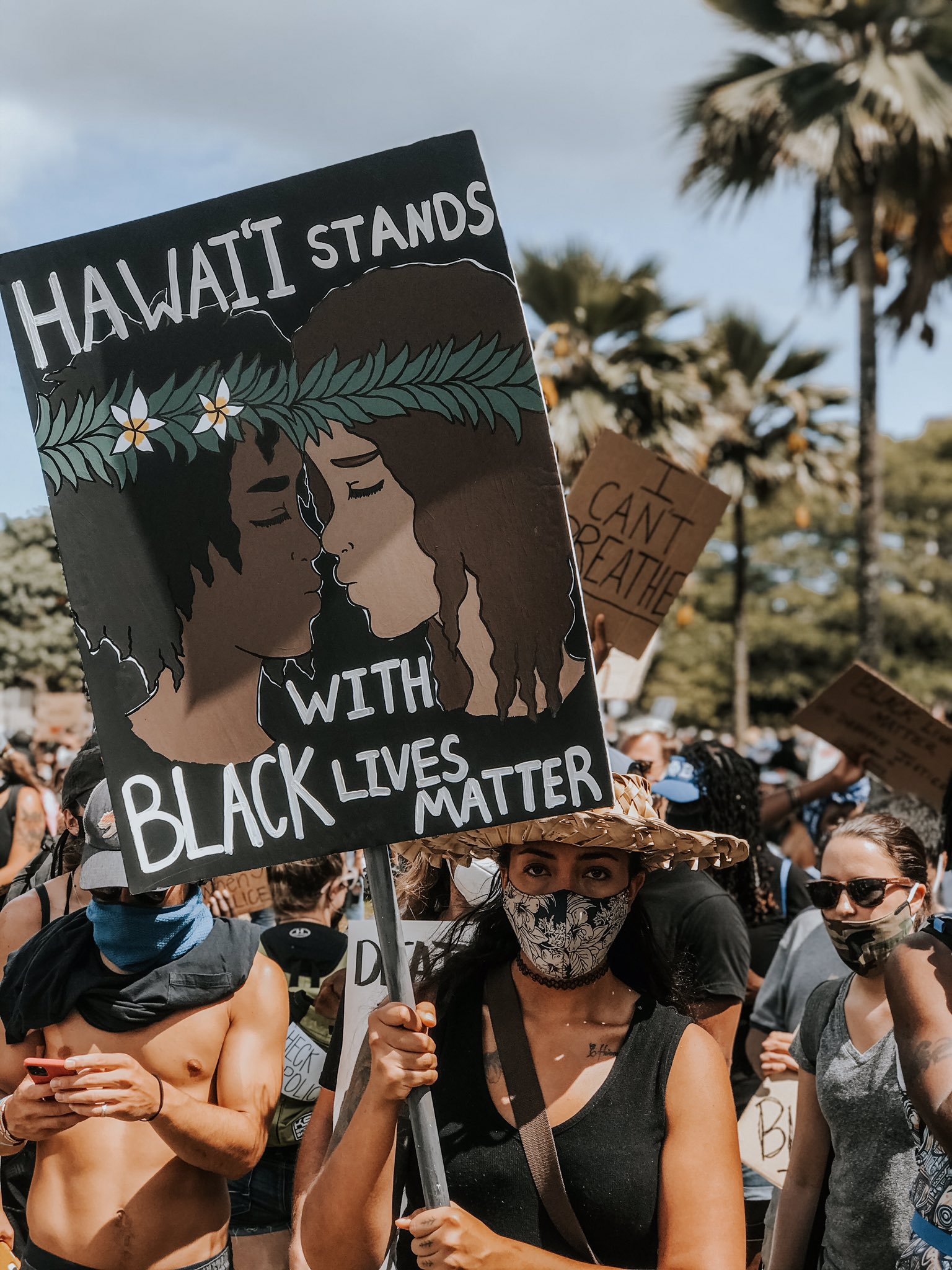 black lives matters hawai protest