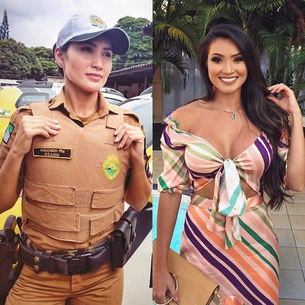 beautiful women Professionals in and out of uniform