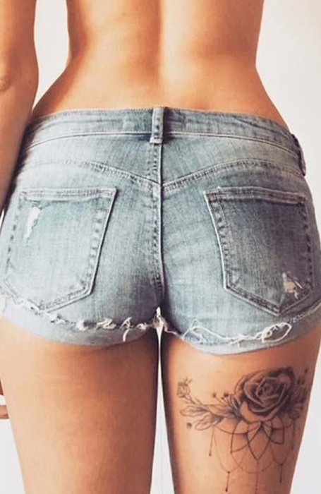 Back-Thigh-Tattoos for women