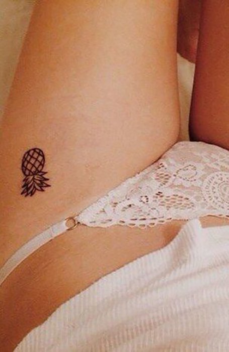 Cute-thigh Tattoos for girls