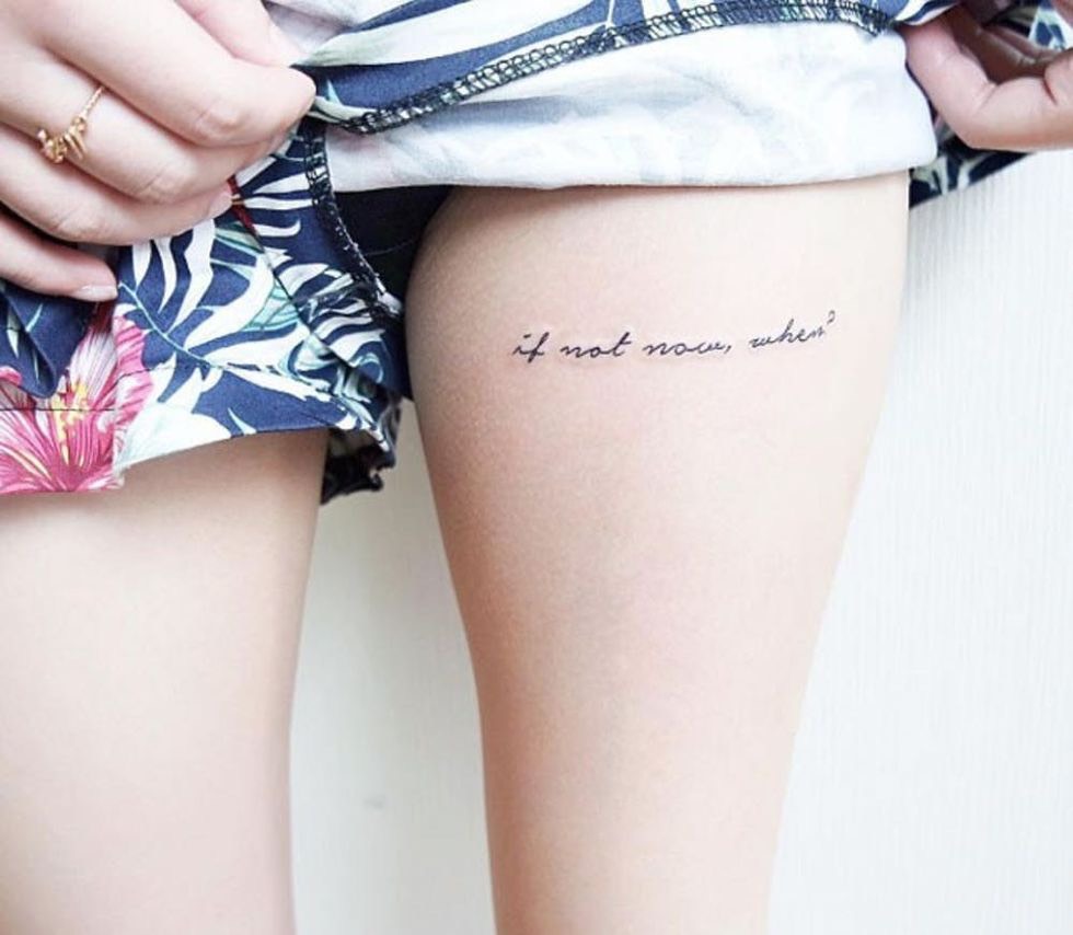 thigh tattoos for females women